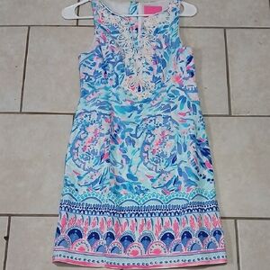 LILY PULITZER Womens Size 00 Pink & Blue Dress